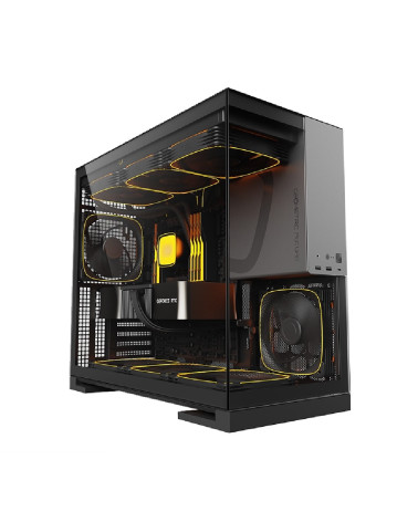 Корпус Geometric Future Model 5 Black Gray with fans / mid tower, E-ATX / 5x140mm ARGB fans / 1AM5WKBK02100