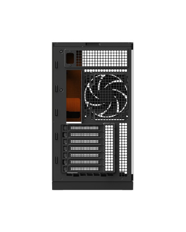 Корпус Geometric Future Model 5 Black Yellow with fans / mid tower, E-ATX / 5x140mm ARGB fans / 1AM5WKBY01100