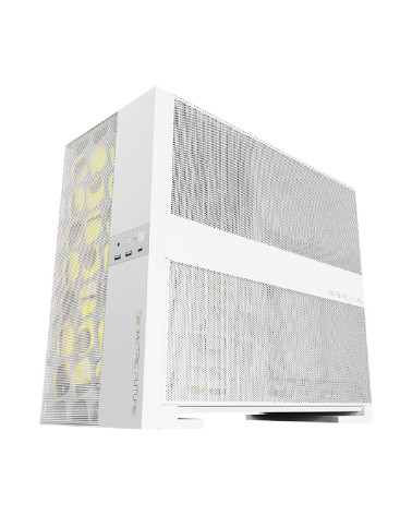 Корпус Geometric Future Model 5 Vent White with fans / mid tower, E-ATX / 5x140mm ARGB fans / 1AM5VTWT01100