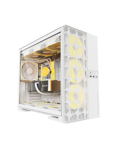 Корпус Geometric Future Model 5 Vent White with fans / mid tower, E-ATX / 5x140mm ARGB fans / 1AM5VTWT01100