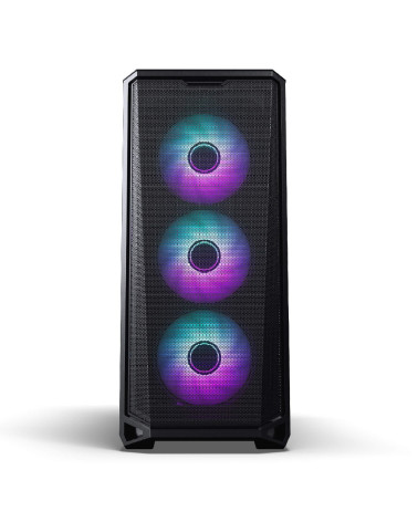 Корпус PHANTEKS Eclipse G400A, Black, 4x140mm ARGB Fan + ARGB Strip, боковая панель Tempered Glass, Mid-Tower / PH-EC400GA_DBK01