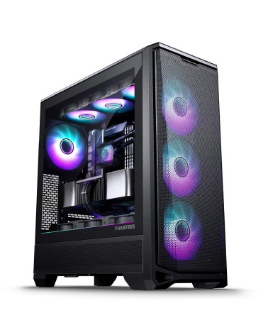 Корпус PHANTEKS Eclipse G400A, Black, 4x140mm ARGB Fan + ARGB Strip, боковая панель Tempered Glass, Mid-Tower / PH-EC400GA_DBK01