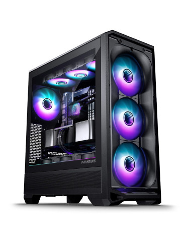 Корпус PHANTEKS Eclipse G400A, Black, 4x140mm ARGB Fan + ARGB Strip, боковая панель Tempered Glass, Mid-Tower / PH-EC400GA_DBK01