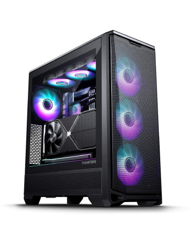 Корпус PHANTEKS Eclipse G400A, Black, 4x140mm ARGB Fan + ARGB Strip, боковая панель Tempered Glass, Mid-Tower / PH-EC400GA_DBK01
