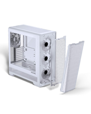 Корпус PHANTEKS Eclipse G400A, White, 4x140mm ARGB Fan + ARGB Strip, боковая панель Tempered Glass, Mid-Tower / PH-EC400GA_DMW01
