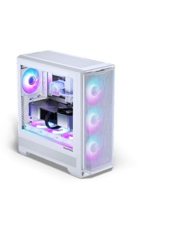 Корпус PHANTEKS Eclipse G400A, White, 4x140mm ARGB Fan + ARGB Strip, боковая панель Tempered Glass, Mid-Tower / PH-EC400GA_DMW01