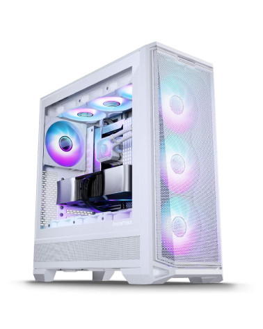 Корпус PHANTEKS Eclipse G400A, White, 4x140mm ARGB Fan + ARGB Strip, боковая панель Tempered Glass, Mid-Tower / PH-EC400GA_DMW01