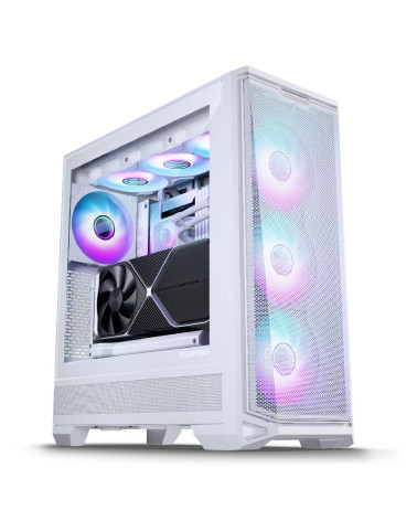 Корпус PHANTEKS Eclipse G400A, White, 4x140mm ARGB Fan + ARGB Strip, боковая панель Tempered Glass, Mid-Tower / PH-EC400GA_DMW01