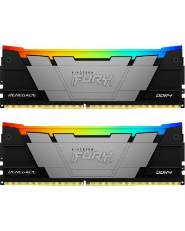 Модуль памяти Kingston 16GB DDR4 3200 FURY Renegade RGB Black XMP Non-ECC Unbuffered DIMM (Kit 2*8gb) 1RX8 16-18-18 1.35V 288-pi