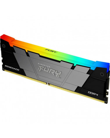 Модуль памяти Kingston 16GB DDR4 3200 FURY Renegade RGB Black XMP Non-ECC Unbuffered DIMM (Kit 2*8gb) 1RX8 16-18-18 1.35V 288-pi