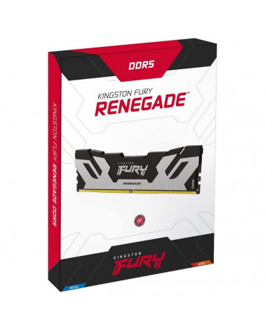 Модуль памяти Kingston KF584CU40RS-24 24GB DDR5 8400 CUDIMM FURY Renegade Silver/Black Gaming Memory Non-ECC, CL40, 1.45V, Heat 