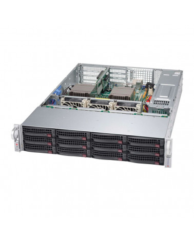 Платформа системного блока SuperMicro SYS-6029P-WTRT 2U, 2xLGA3647, 12xDDR4, up to 12x3.5 (8xSAS/SATA + 4SAS/SATA/NVMe), 1xM.2 P