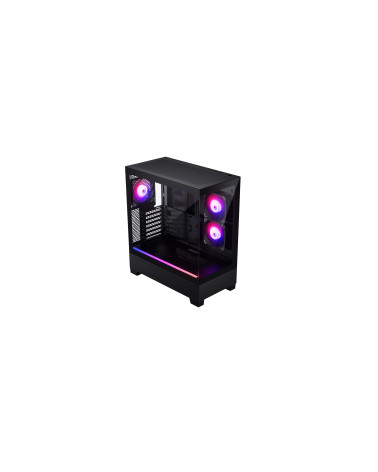 Корпус PHANTEKS 523 XT View, Black, 3x120mm ARGB Fan, Tempered Glass, Mid-Tower / PH-XT523V1_DBK01