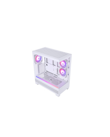 Корпус PHANTEKS 523 XT View, White, 3x120mm ARGB Fan, Tempered Glass, Mid-Tower / PH-XT523V1_DWT01