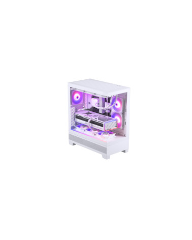 Корпус PHANTEKS 523 XT View, White, 3x120mm ARGB Fan, Tempered Glass, Mid-Tower / PH-XT523V1_DWT01