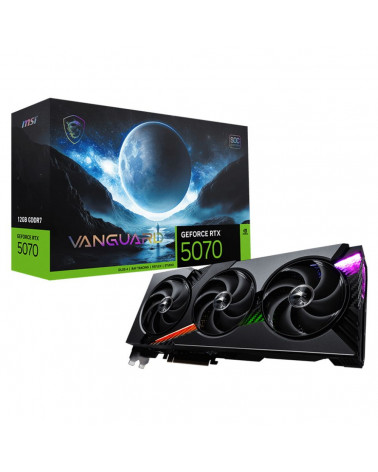 Видеокарта MSI RTX5070 VANGUARD SOC 12GB GDDR7 192bit 3xDP HDMI 3FAN RTL