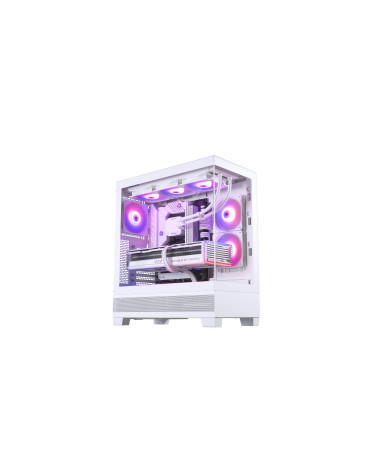 Корпус PHANTEKS 523 XT View, White, 3x120mm ARGB Fan, Tempered Glass, Mid-Tower / PH-XT523V1_DWT01