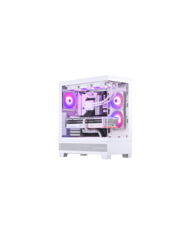 Корпус PHANTEKS 523 XT View, White, 3x120mm ARGB Fan, Tempered Glass, Mid-Tower / PH-XT523V1_DWT01