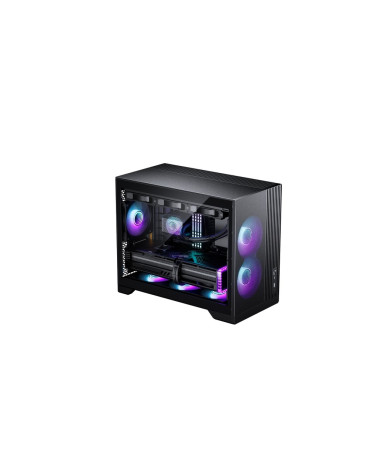 Корпус PHANTEKS XT M3, Black, 3x120mm ARGB Fan, Tempered Glass, mATX / PH-XT325M_BK02