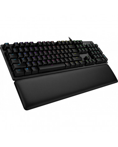 Клавиатура игровая Logitech G513 Carbon Tactile |920-009329| черная, механическая GX Brown, 104 клавиши, RGB подсветка, USB кабе