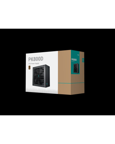 Блок питания Deepcool GAMERSTORM PK800D (ATX 2.4, 800W, PWM 120mm fan, Active PFC+DC to DC, 80+ BRONZE) RET