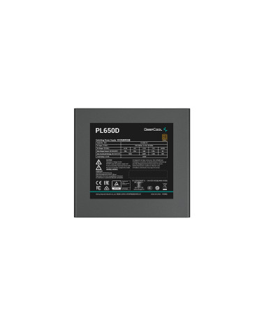 Блок питания Deepcool PL650D (ATX 3.1, 650W, PWM 120mm fan, Active PFC+DC to DC, 80+ BRONZE) RET