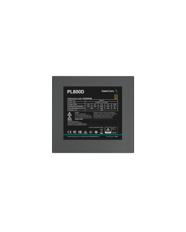 Блок питания Deepcool PL800D (ATX 3.1, 800W, PWM 120mm fan, Active PFC+DC to DC, 80+ BRONZE) RET