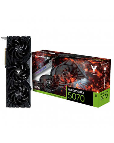 Видеокарта Gainward RTX5070 PHOENIX 12GB GDDR7 192bit 3xDP HDMI 3FAN RTL