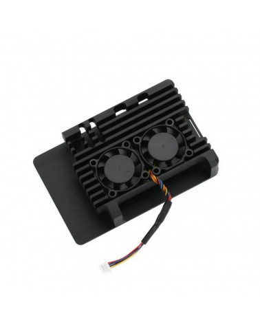 RA787 Корпус ACD Metal Aluminum Case with Four-line Double Fans for Raspberry Pi 5