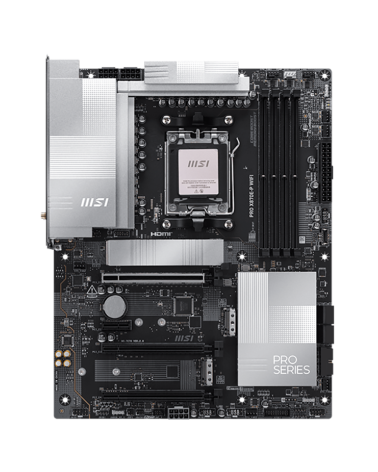 Материнская плата MSI PRO X870E-P WIFI X870E, AM5, 4*DDR5, 3*PCIEx16, 1*PCIEx1, 3*M.2, 2*TypeC, 2*USB3.2Gen2, 6*USB3.2Gen1, 10*U