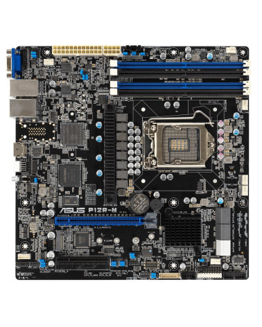 Материнская плата ASUS P12R-M LGA1200 mATX 4xDDR4 PCIEx16 PCIEx8 M.2 HDMI VGA 2хGLAN (384571)
