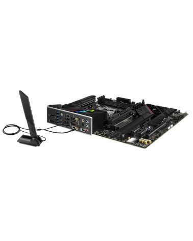 Материнская плата ASUS ROG STRIX B650E-F GAMING WIFI AM5 ATX 4xDDR5 2xPCIEx16 2хPCIEx1 3xM.2 2хUSB-C DP HDMI 2.5GLAN Wi-Fi 6E (9