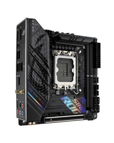 Материнская плата ASUS ROG STRIX B760-I GAMING WIFI LGA1700 mini-ITX 2xDDR5 PCIEx16 2xM.2 2хUSB-C DP HDMI 2.5GLAN Wi-Fi 6Е