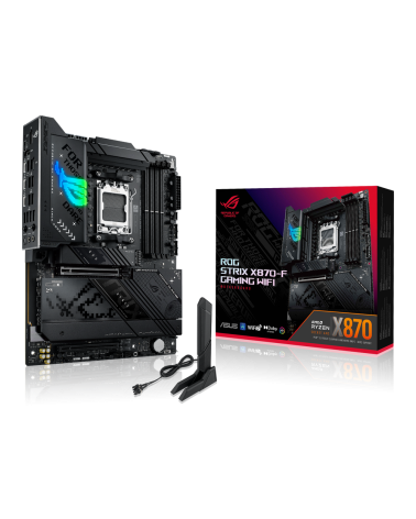 Материнская плата ASUS ROG STRIX X870-F GAMING WIFI AM5 ATX 4xDDR5 2xPCIEx16 4xM.2 3xUSB-C DP HDMI 2.5GLAN Wi-Fi 7