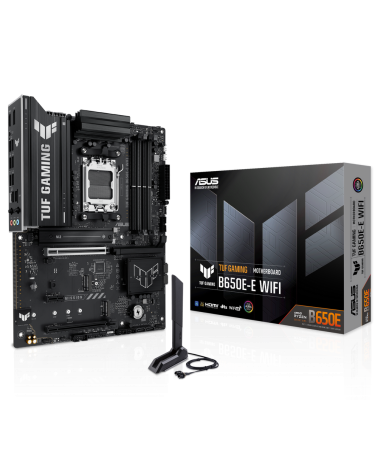 Материнская плата ASUS TUF GAMING B650E-E WIFI AM5 ATX 4xDDR5 2хPCIEx16 PCIEx1 3xM.2 USB-C DP HDMI 2.5GLAN Wi-Fi 6E