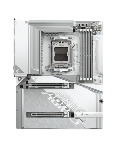 Материнская плата Gigabyte B850 AORUS STEALTH ICE, RTL
