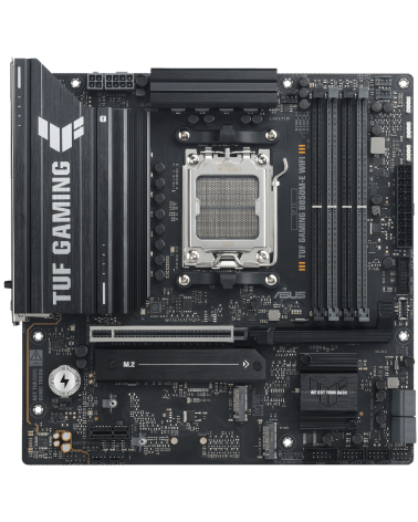 Материнская плата ASUS TUF GAMING B850M-E WIFI AM5 mATX 4хDDR5 PCIEx16 PCIEx1 3xM.2 USB-C 2хDP HDMI 2.5GLAN Wi-Fi 6Е