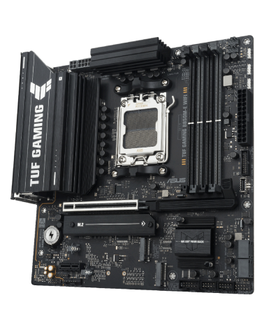 Материнская плата ASUS TUF GAMING B850M-E WIFI AM5 mATX 4хDDR5 PCIEx16 PCIEx1 3xM.2 USB-C 2хDP HDMI 2.5GLAN Wi-Fi 6Е