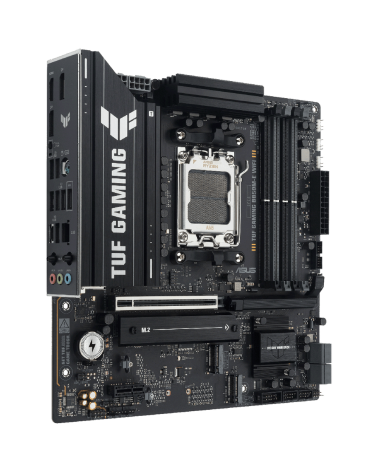 Материнская плата ASUS TUF GAMING B850M-E WIFI AM5 mATX 4хDDR5 PCIEx16 PCIEx1 3xM.2 USB-C 2хDP HDMI 2.5GLAN Wi-Fi 6Е