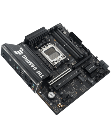 Материнская плата ASUS TUF GAMING B850M-E WIFI AM5 mATX 4хDDR5 PCIEx16 PCIEx1 3xM.2 USB-C 2хDP HDMI 2.5GLAN Wi-Fi 6Е