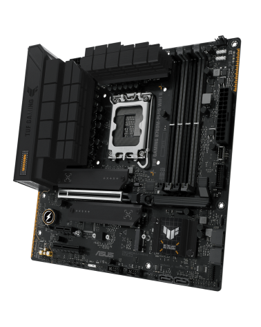 Материнская плата ASUS TUF GAMING B760M-PLUS WIFI II LGA1700 mATX 4xDDR5 PCIEx16 PCIEx4 PCIEx1 3xM.2 USB-C DP HDMI 2.5GLAN Wi-Fi