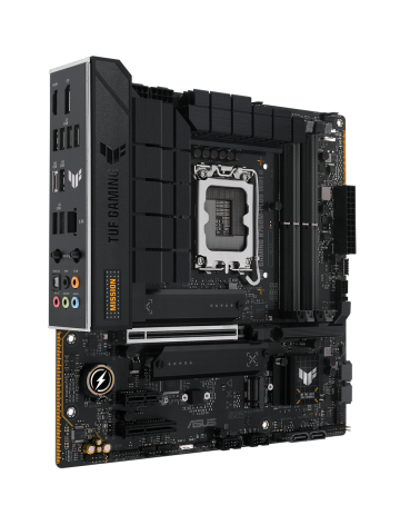 Материнская плата ASUS TUF GAMING B760M-PLUS WIFI II LGA1700 mATX 4xDDR5 PCIEx16 PCIEx4 PCIEx1 3xM.2 USB-C DP HDMI 2.5GLAN Wi-Fi