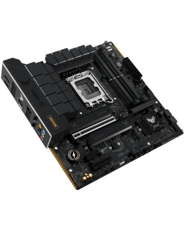 Материнская плата ASUS TUF GAMING B760M-PLUS WIFI II LGA1700 mATX 4xDDR5 PCIEx16 PCIEx4 PCIEx1 3xM.2 USB-C DP HDMI 2.5GLAN Wi-Fi