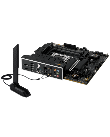 Материнская плата ASUS TUF GAMING B760M-PLUS WIFI II LGA1700 mATX 4xDDR5 PCIEx16 PCIEx4 PCIEx1 3xM.2 USB-C DP HDMI 2.5GLAN Wi-Fi