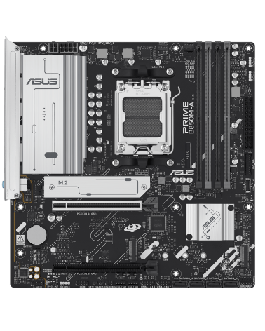 Материнская плата ASUS PRIME B850M-A-CSM AM5 mATX 4xDDR5 2xPCIEx16 3xM.2 2xDP HDMI 2.5GLAN