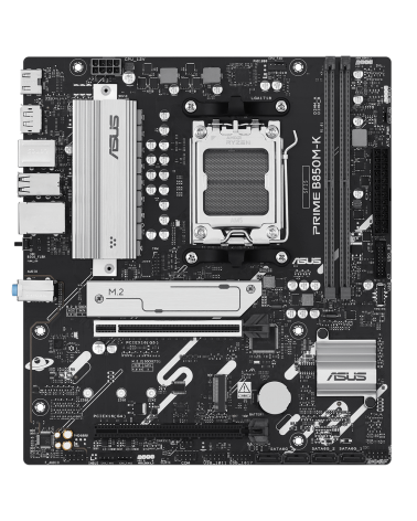 Материнская плата ASUS PRIME B850M-K AM5 mATX 2xDDR5 2xPCIEx16 2xM.2 DP HDMI 2.5GLAN