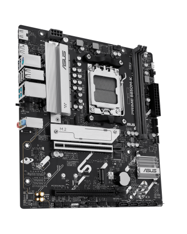 Материнская плата ASUS PRIME B850M-K AM5 mATX 2xDDR5 2xPCIEx16 2xM.2 DP HDMI 2.5GLAN