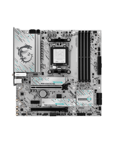 Материнская плата MSI B850M GAMING PLUS WIFI B850, AM5, 4*DDR5, 4*PCIEx16, 1*PCIEx1, 3*M.2, 3*TypeC, 1*USB3.2Gen2, 5*USB3.2Gen1,