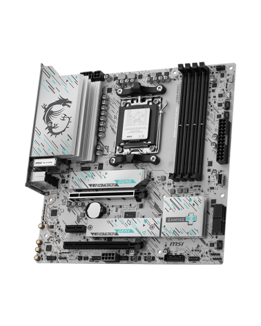 Материнская плата MSI B850M GAMING PLUS WIFI B850, AM5, 4*DDR5, 4*PCIEx16, 1*PCIEx1, 3*M.2, 3*TypeC, 1*USB3.2Gen2, 5*USB3.2Gen1,