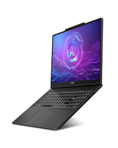 Ноутбук MSI Venture A16 AI+ A3HMG-026XRU AMD Ryzen AI 7 350/16Gb/SSD1Tb/16"/OLED/QWXGA/2048x1280/120Hz/NoOS/Solid Gray (9S7-261K